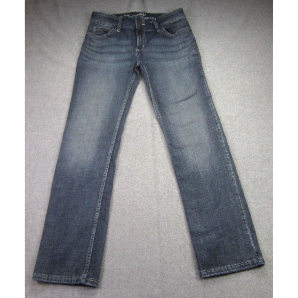 Wrangler Jeans Womens 5x30 Blue Straight Leg Mid Rise Western Stretch Cowgirl